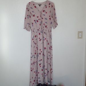 Express  long flower dress